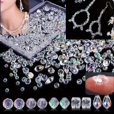 100g DIY mix style AB crytal Glass Rondelle Beads Assortment for Jewelry Making