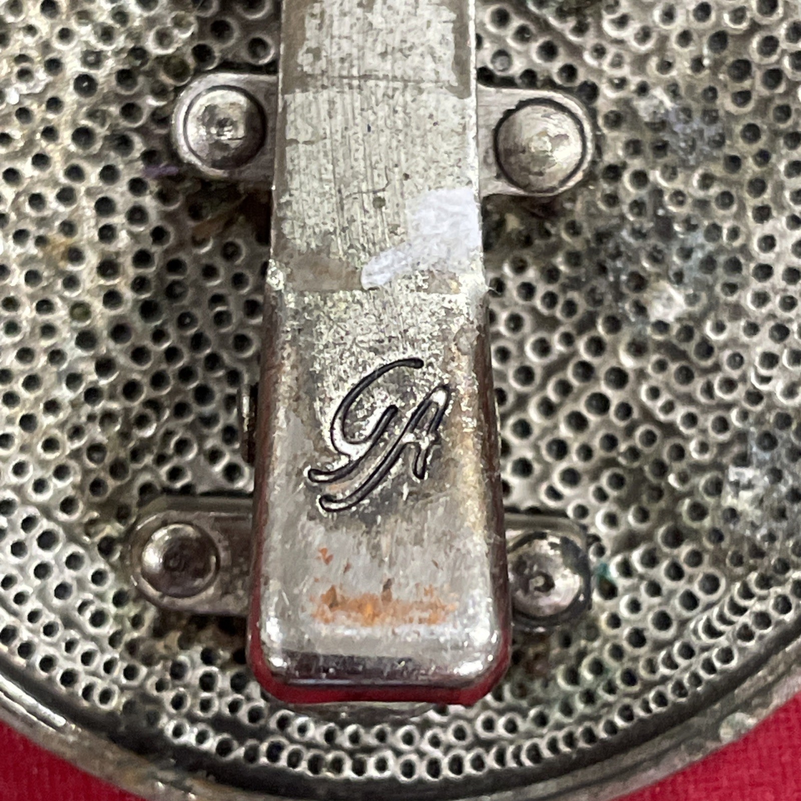 Grace Adele Silver Toned Elegant Crystal Studded … - image 2