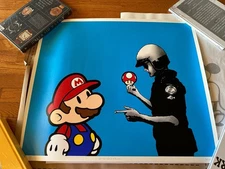 TRUST iCON “Stop and Frisk” Art Print. 2015. New. Super Mario. Paper Mario. 