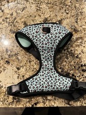 TOP PAW Adjustable Fashion Comfort Dog Harness, Teal, Cheetah print, Med, NWOT