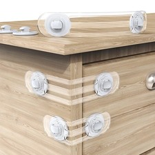 12 Blocca Cassetti Per Bambini Chiusure Sicurezza Blocca Sportelli Armadio Frigo