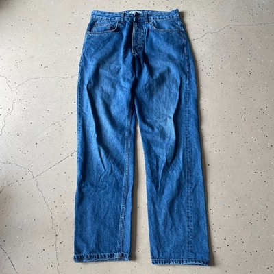 Another Aspect Selvedge Jeans Mens 31x32 Indigo Blue Made in Italy Straight Fit