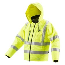 Chaqueta térmica Makita DCJ206Z HI Vis cuerpo solo mediano