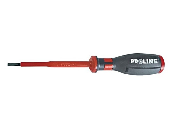 10513 Schraubendreher Isoliert Flach 4X0,8Mm L.Klingen: 100Mm Proline-image