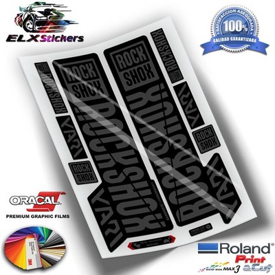 ROCKSHOX YARI GABELAUFKLEBER 2018 WP61 BIKES MTB GABELAUFHÄNGUNG ADESIVI