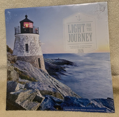 2026 Day Spring LIGHT FOR THE JOURNEY LIGHTHOUSES Calendar (Sealed) - NEW