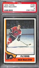 1974 TOPPS #163 RICK MACLEISH PSA 9 Mint 23617490 
