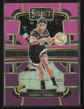 Sydney Colson 2024 Panini Select WNBA #40 Prizms Pink and Purple /99