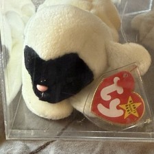 Rare With Errors Beanie Baby ty Official Chops The Lamb