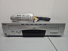 RCA RP8078 CD Changer 5 Compact Disc Player W/Remote Works Clean Lens 