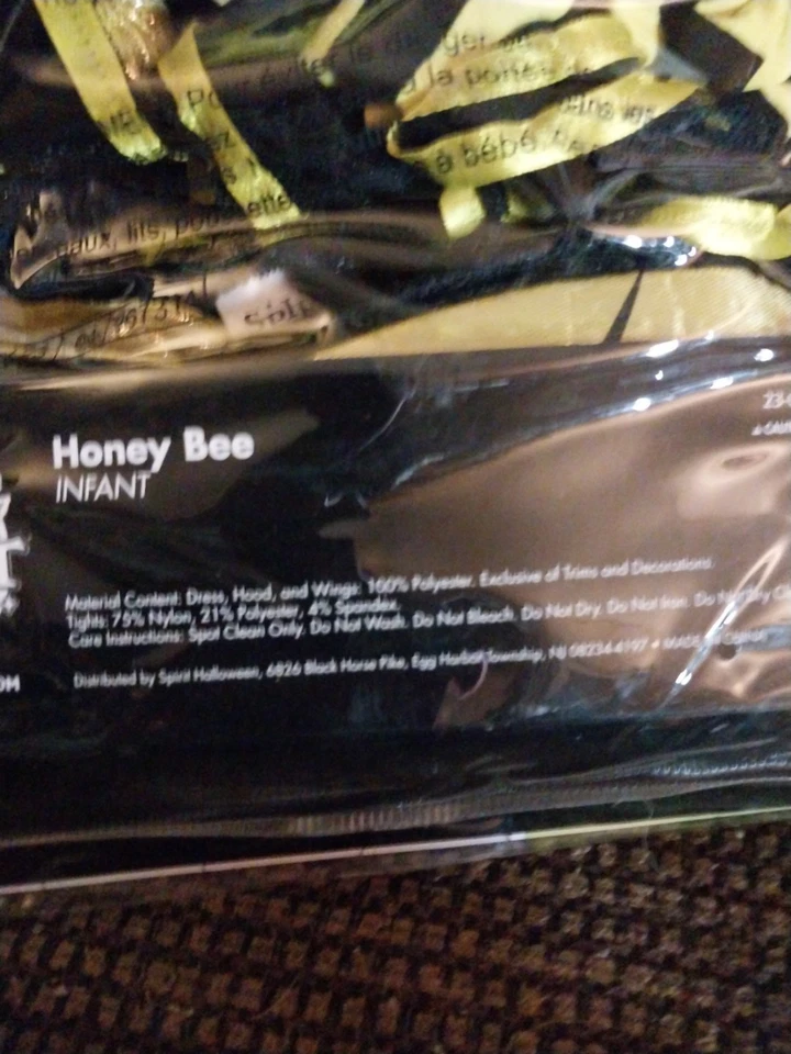 Disfraz de abeja en casa SPIRT infantil 18-24 meses Foto 4 de 4