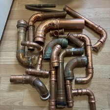 Copper pipe / offcuts, 6KG smelting metal, scrap. Joints, fittings.  Metal 
