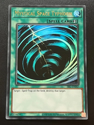 Mystical Space Typhoon SRL-EN047 Ultra Rare Near Mint Yugioh
