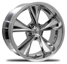 BOYD CODDINGTON Junkyard Dog 17X8 5x114.3 Offset 0 High Polish (Quantity of 4)