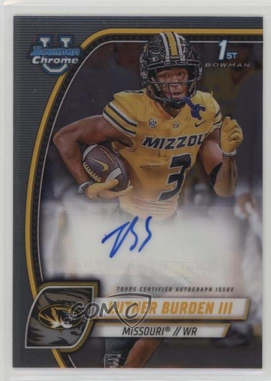 2024 Bowman U Chrome Chrome Prospect Auto Luther Burden III #PA-LBU Auto 16wc