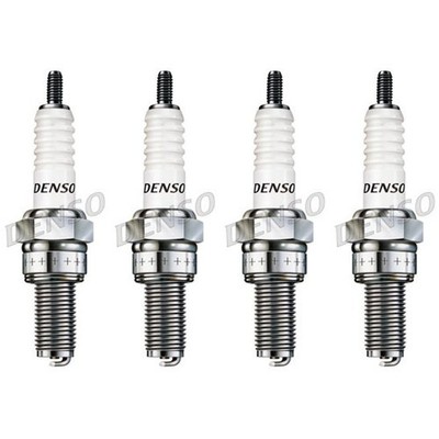 4x DENSO NICKEL ZÜNDKERZEN U24ESRNB passend für 4-ZYLINDER APRILIA ATLANTIC