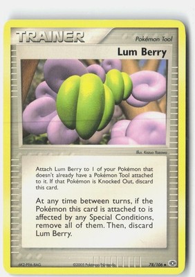 Lum Berry Ruby and Sapphire 84/109 Pokemon Card