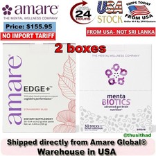 Amare Happy Juice Pack Strawberry Bliss Edge Mentabiotics Classic Us Seller