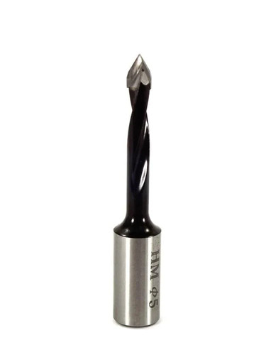 Whiteside DT5-57 Right Hand V-Point Dowel Drill 5mmCD, 57mmOAL