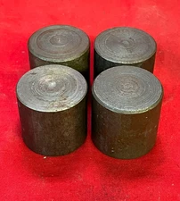 UNBRANDED THREADED PIPE CAPS SIZE: 1" B16 (LOT OF 4)