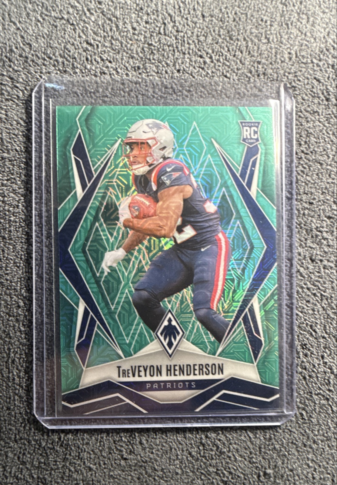 2025 Panini Phoenix-Teal Mojo #187-TreVeyon Henderson /50 (NE) [RC]