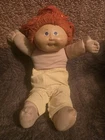 VTG Cabbage Patch Kids Doll Girl Red Hair Blue Eyes