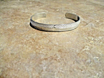 Vintage Fred Harvey SILVER ARROW Bangle FINE OLD 1950's Fred