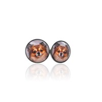1 Paar Ohrringe Ohrstecker 316L Chirurgenstahl Mit Chihuahua