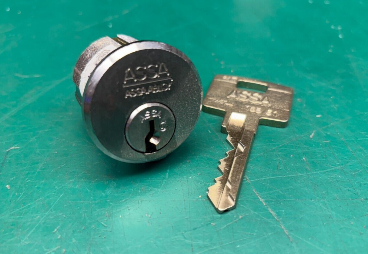 ASSA Twin 6000 Mortise Cylinder w/ Key - Gin Milling Locksport