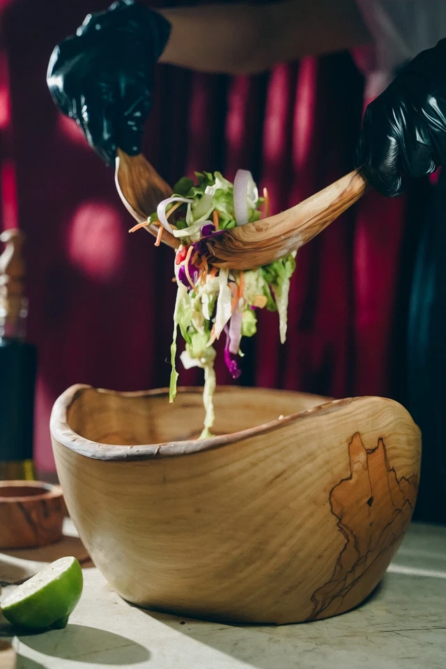 Handcrafted Olive Wood Cutlery Set – Elegant and Durable - Image 2 of 4