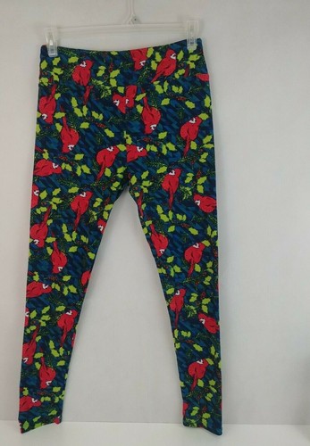 Curvy Red Cardinal Birds Leggings | eBay
