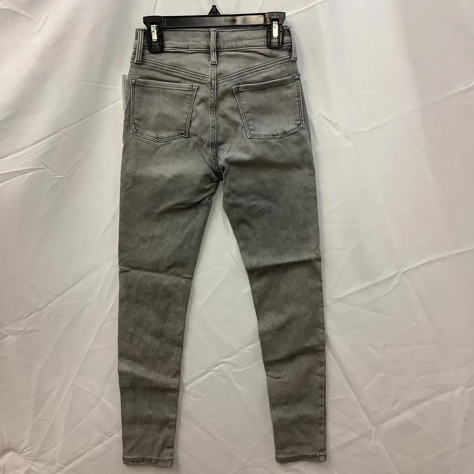 Old Navy Girls Jeans Gray 360 Degree Stretch Flat Front Ballerina Jegging Sz 12 - Image 3 of 4
