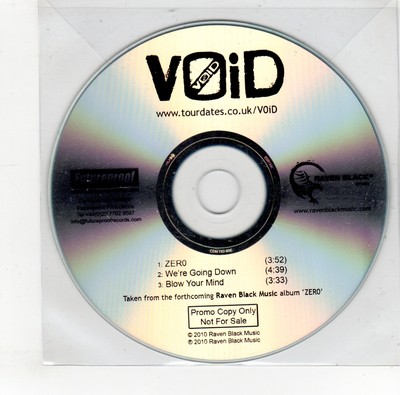 (GO265) Void, Zero / We're Going Down - 2010 DJ CD