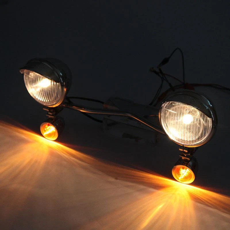 Barra de luces puntuales de señalización de giro de paso para Kawasaki Vulcan VN 800 900 1500 1600 170 Foto 4 de 4