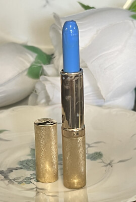 VINTAGE MAX FACTOR  HI FI EYE SHADOW STICK GOLD TUBE BLUE CREME NEW