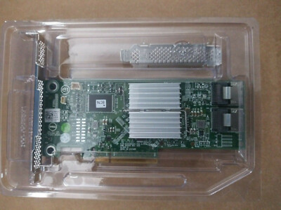 BRAND NEW OEM DELL H310 w/2 CABLES 6Gb/s IT MODE SAS2008 ZFS UNRAID FREENAS PC