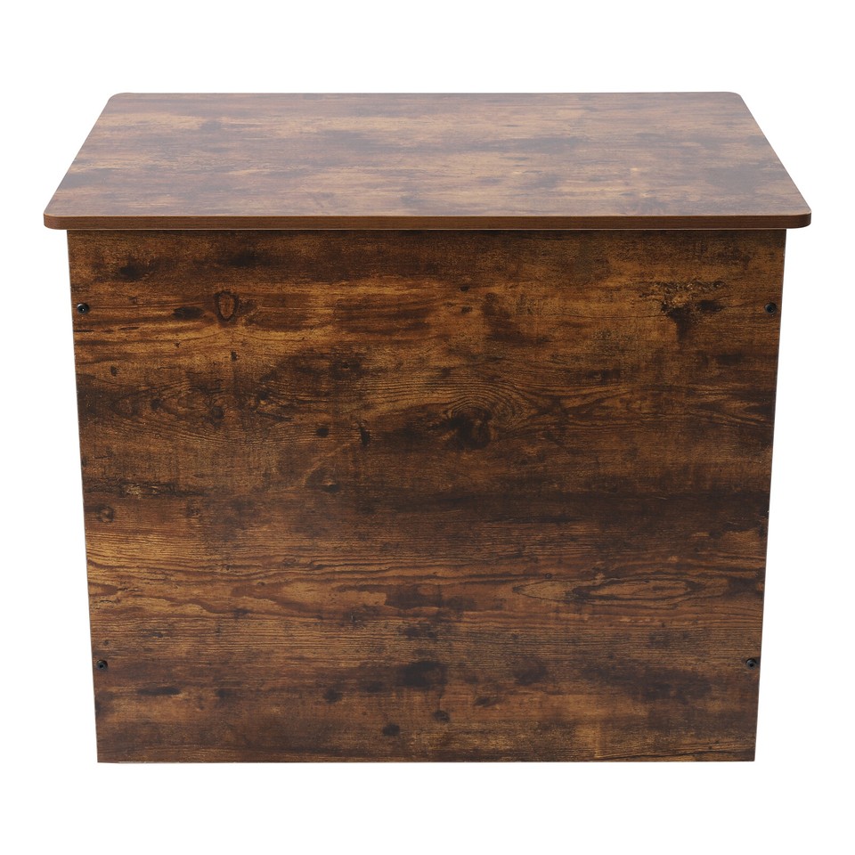 Indoor Wooden Dog Crate Cage Furniture Table Pet House Kennel Double