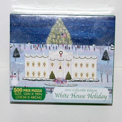 White House Holiday Puzzle 500 piece 2011 Collection NEW sealed P Palermino