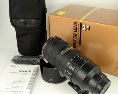 Nikon Nikkor AF-S 70-200mm f/2.8 G ED N VRII / VR2 Tele-Objektiv Bestzustand!