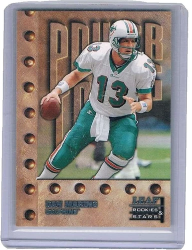 Leaf Dan Marino Rookie Football Sports Trading Cards