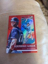 2022 Diamond Kings Mitch Haniger Holo Red Parallel Card #12 Seattle Mariners