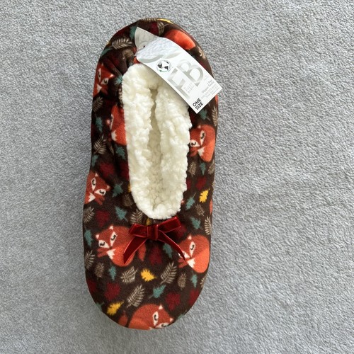 Fuzzy Babba Fox Slipper Socks Fuzzy - 第 4/7 張圖片