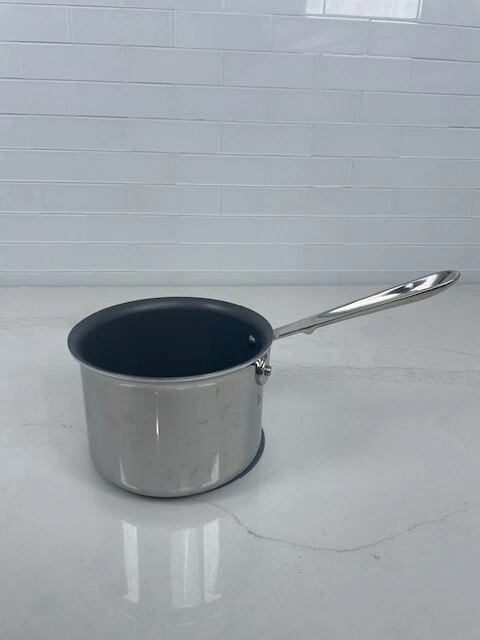All-Clad D5 Polished 18/10 Stainless Steel NONSTICK 2 qt Sauce Pan NO LID