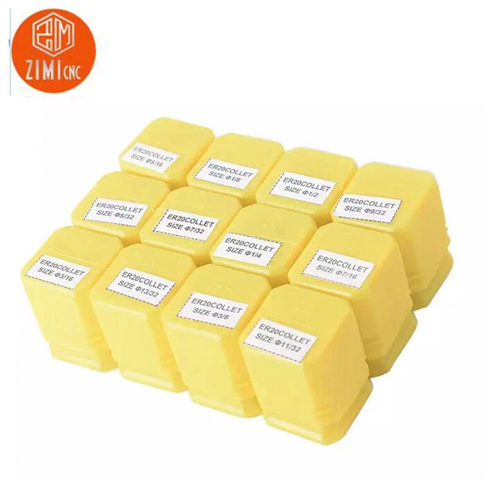 ER32 1/16", 1/8"; 3/16"; 7/32", Spring Collet Set For CNC Milling Lathe Machine - Image 2 of 3