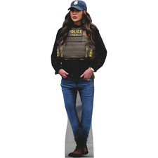 H38283 Kristi Noem ICE Police Bulletproof Vest Cardboard Cutout Standee Standup