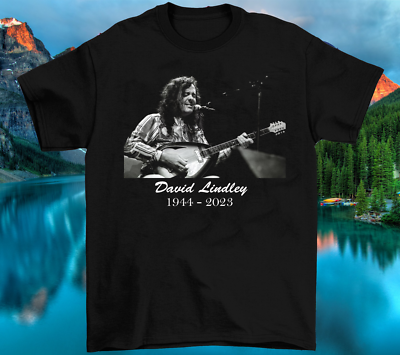 David Lindley El Rayo-X Band 1944 - 2023 Cotton Black All Size