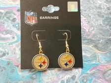 Pittsburgh Steelers NFL Drop Earrings