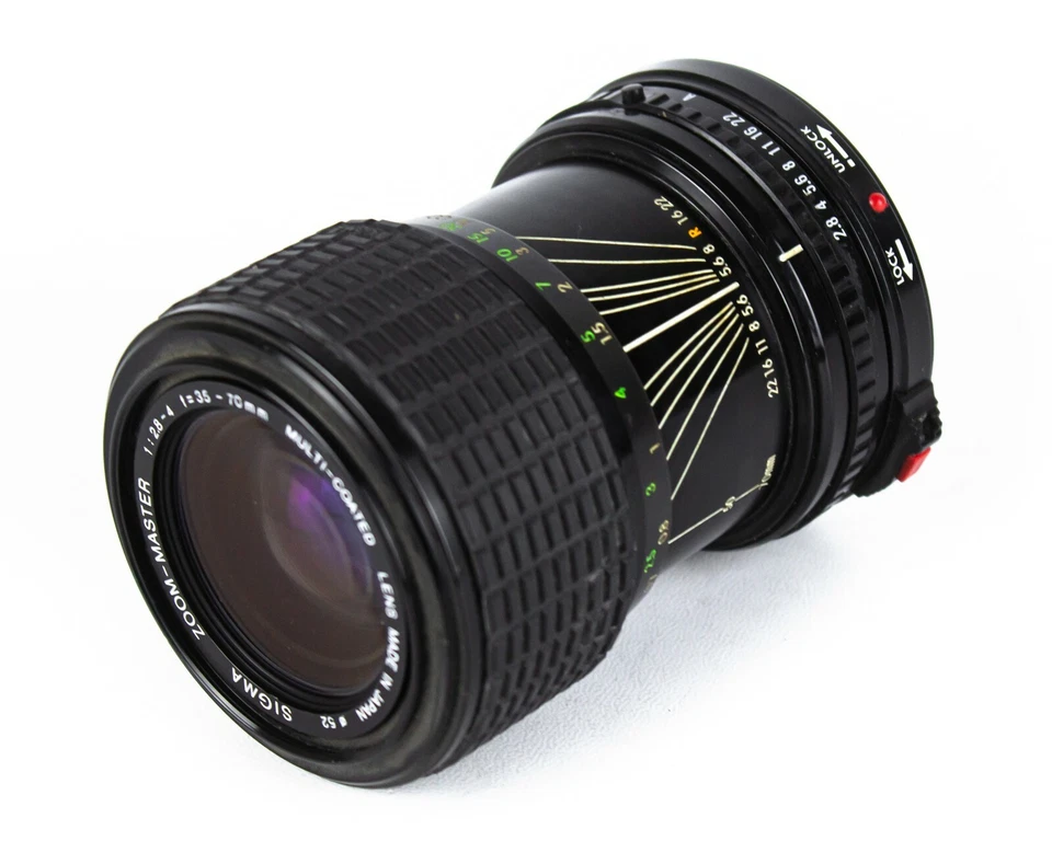 Lens SIGMA ZOOM - MASTER 1 : 2,8 - 4 f = 3,5 - 70 mm Multi Coated for Canon - Image 2 of 4