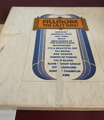 FILLMORE - The Last Days - 1972 Various Artists Set 3 Lps & Booklet - See Pics - Picture 12 of 24