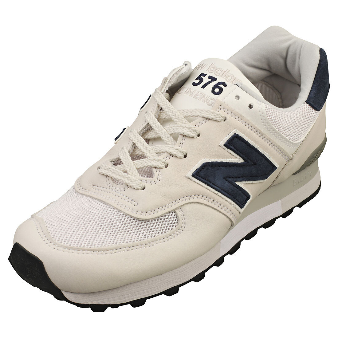 New Balance 576 Made In England Herren Off White Navy Sneaker Mode